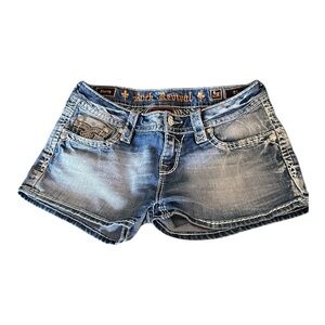 Rock Revival Blue Jean Shorts